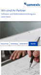 Mobile Screenshot of convexis.de